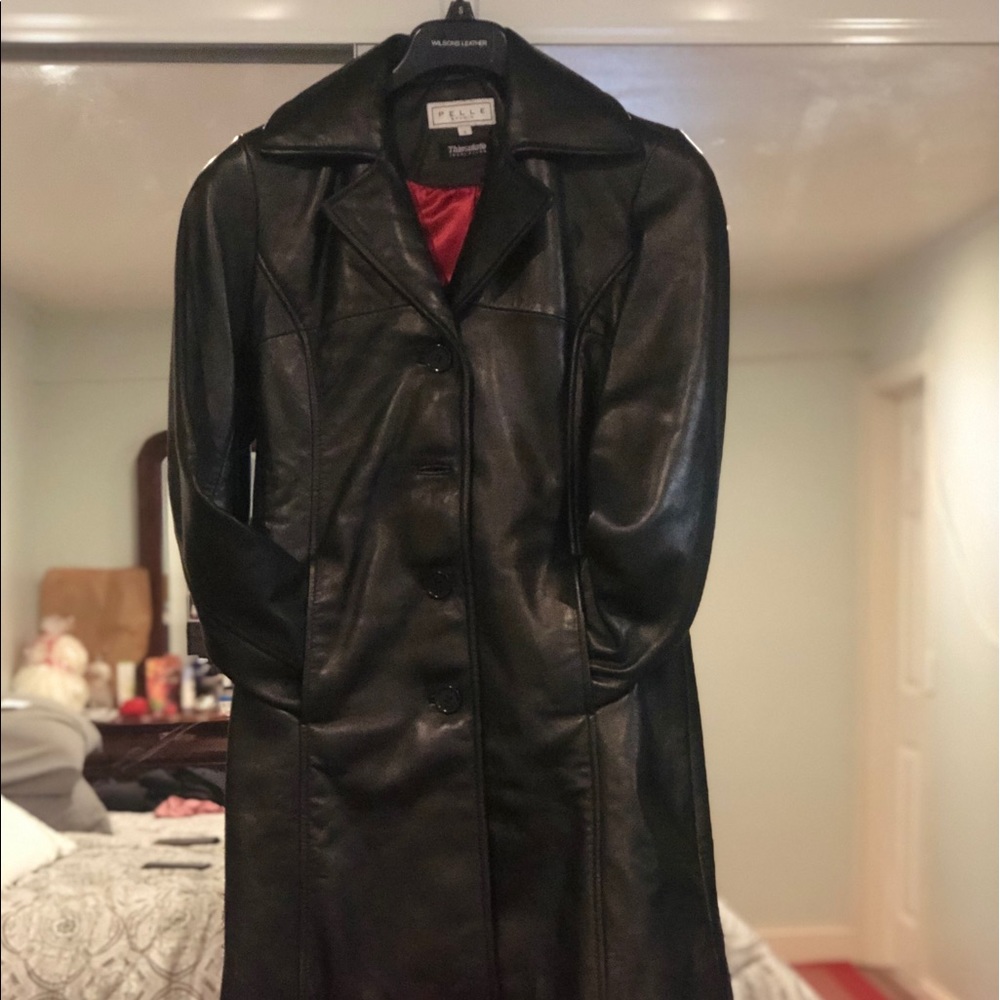 REAL LEATHER WILSONS COAT